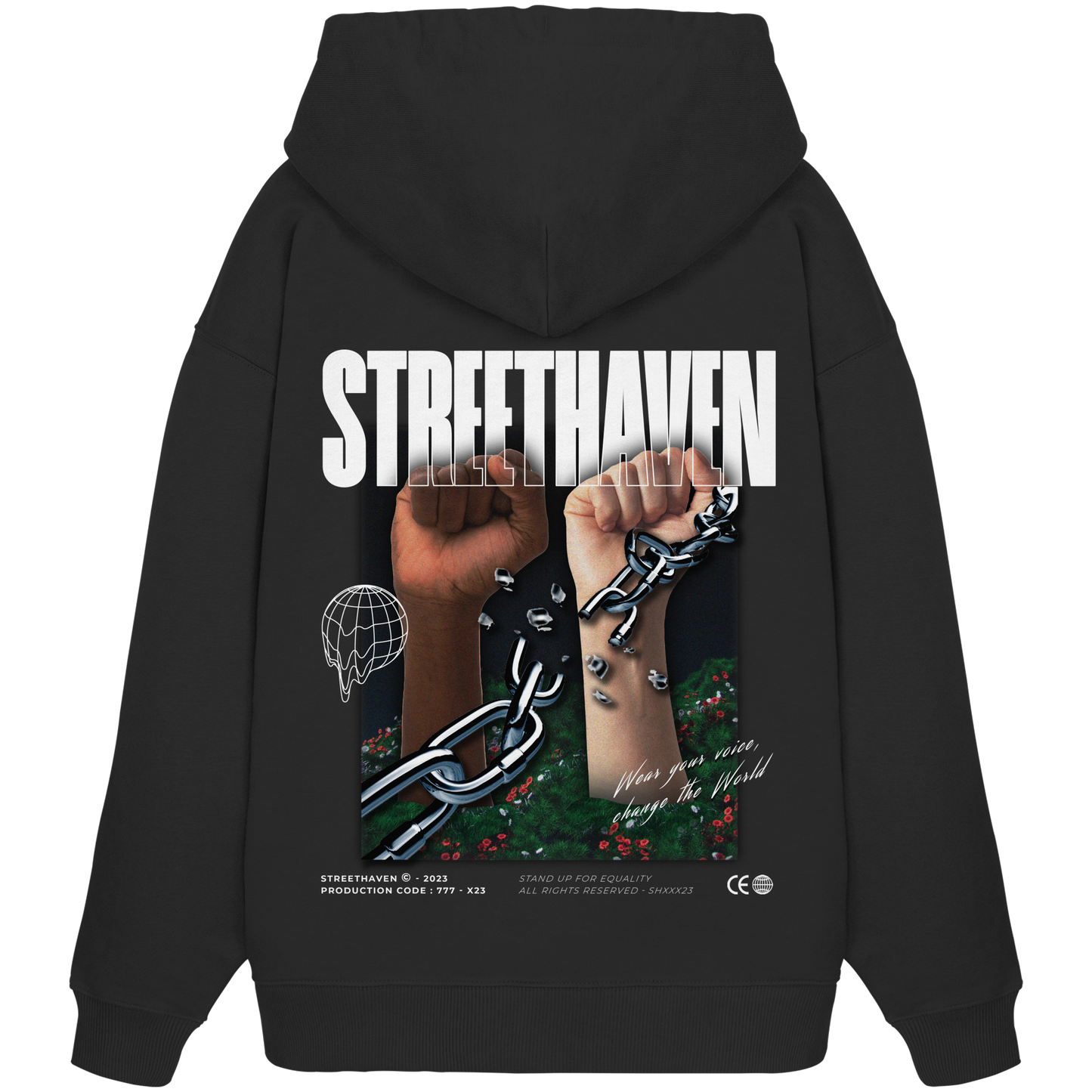 Freedom from Discrimination - Organic Oversize Hoodie