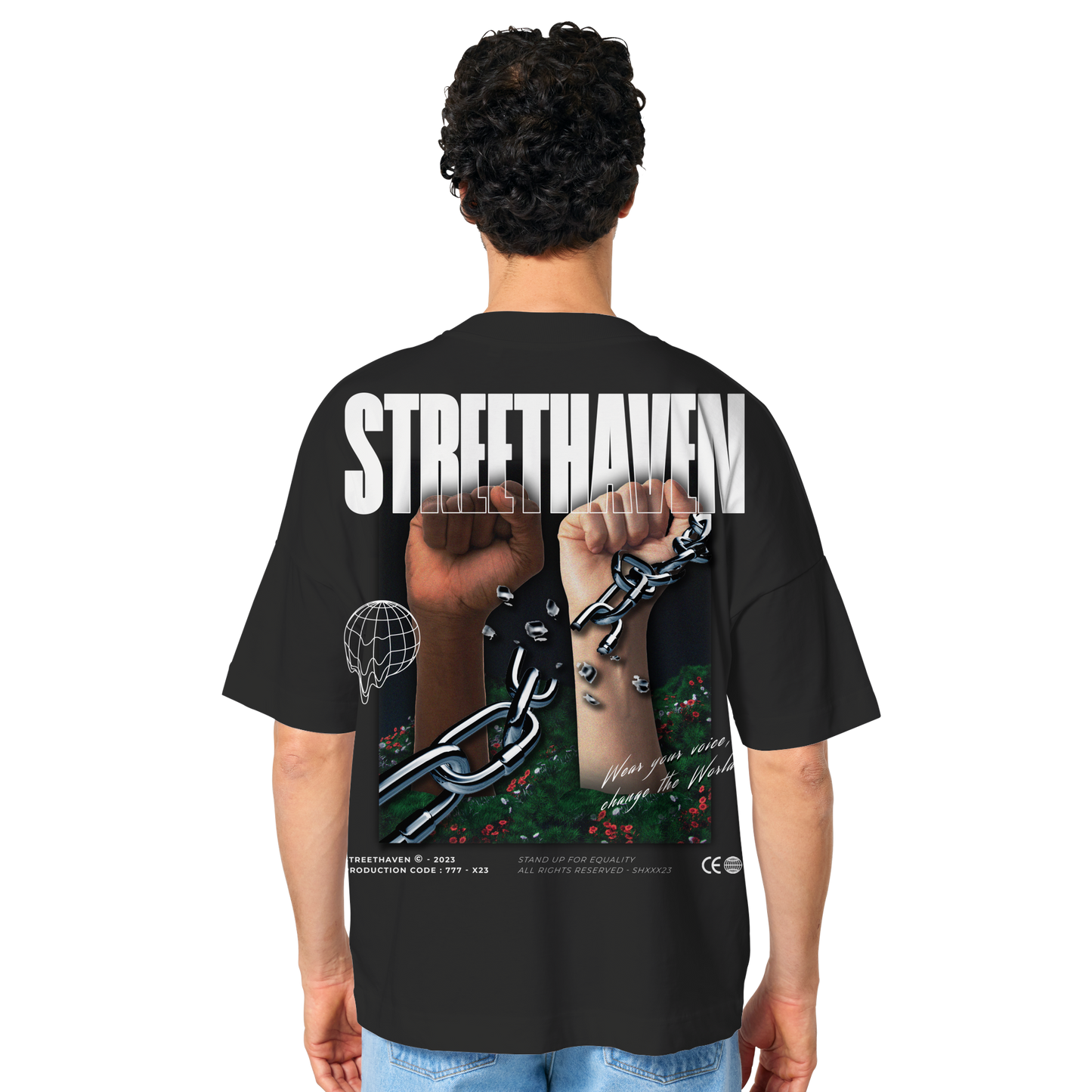 Freedom from Discrimination - Organic Oversize Shirt
