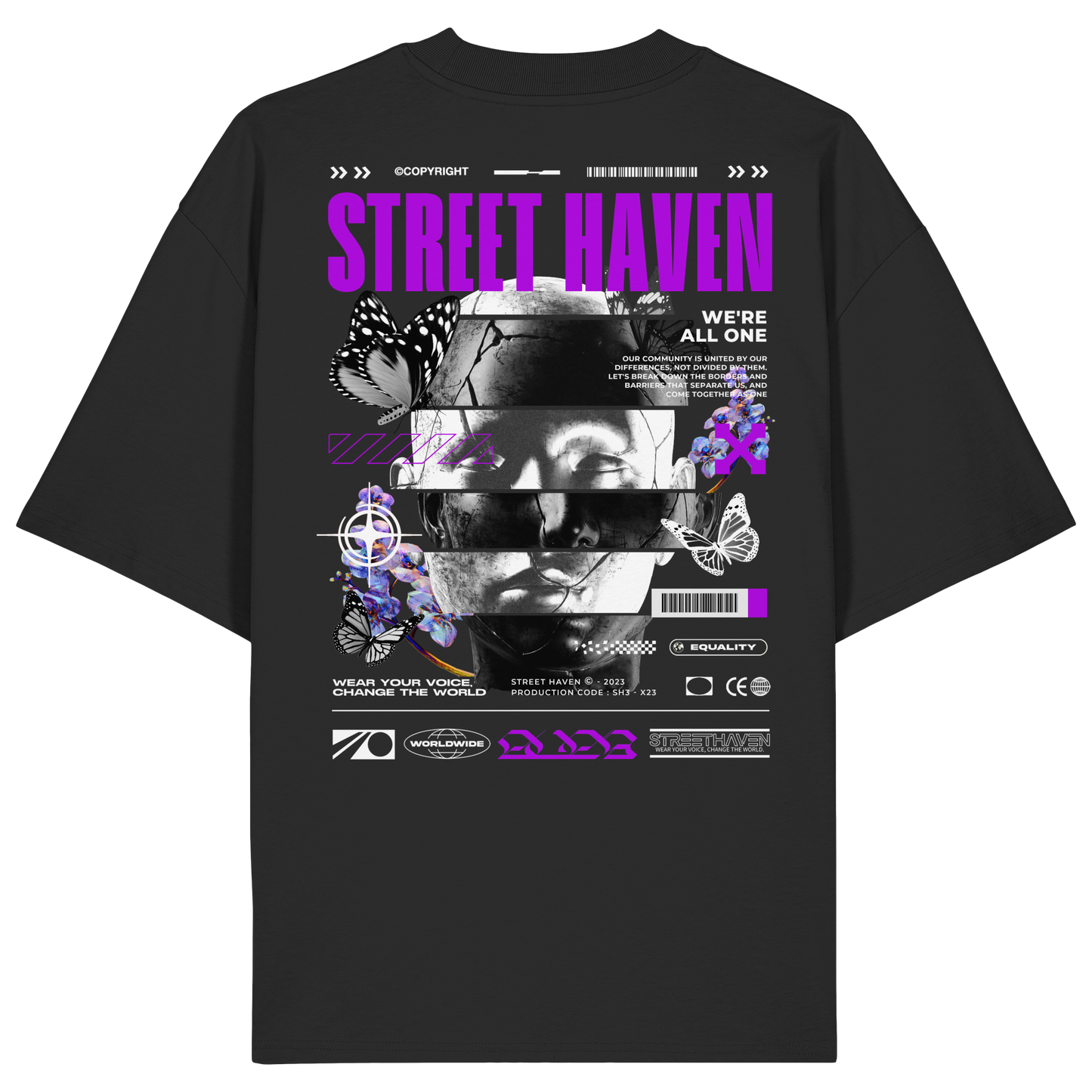 Oversize T-Shirt - Main Logo Equality for All