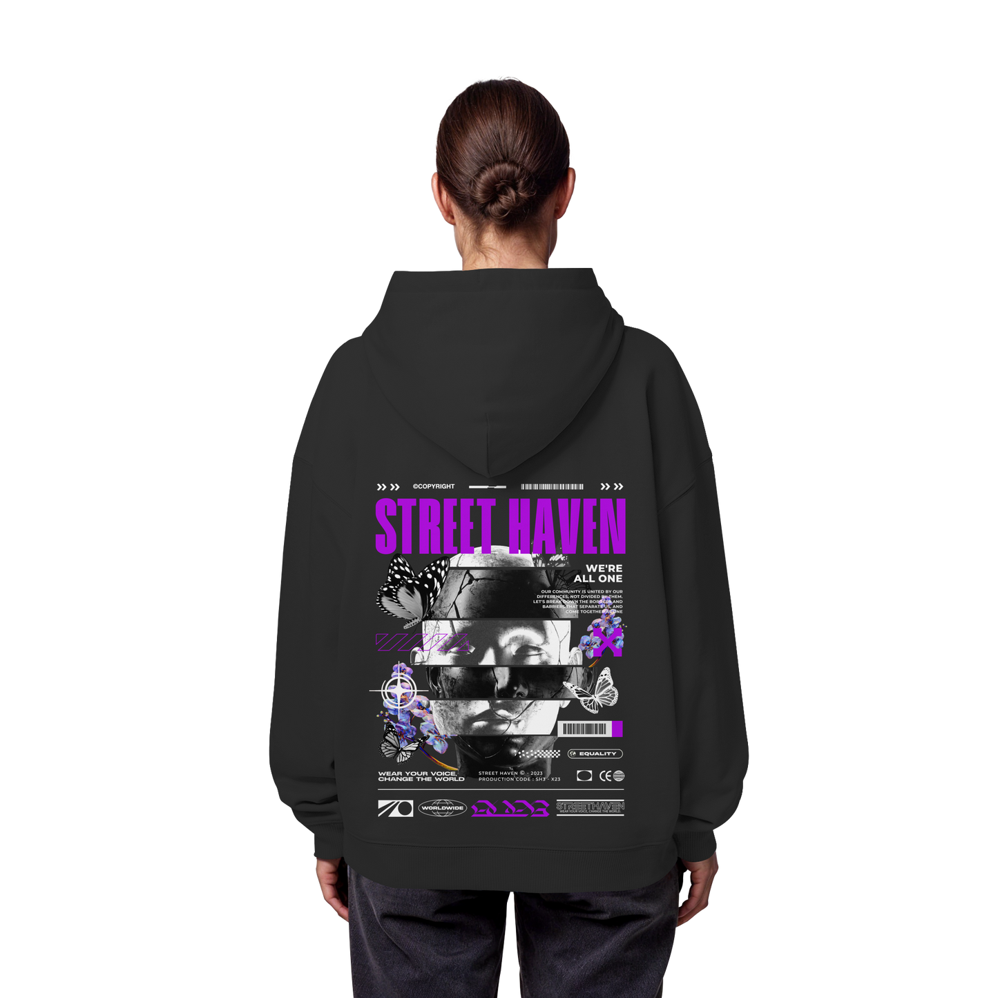 Oversize Hoodie - Main Logo Equality for All