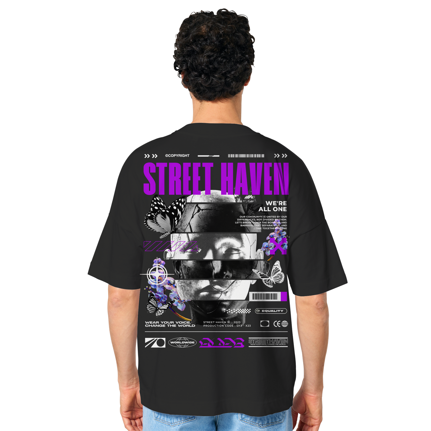 Oversize T-Shirt - Main Logo Equality for All