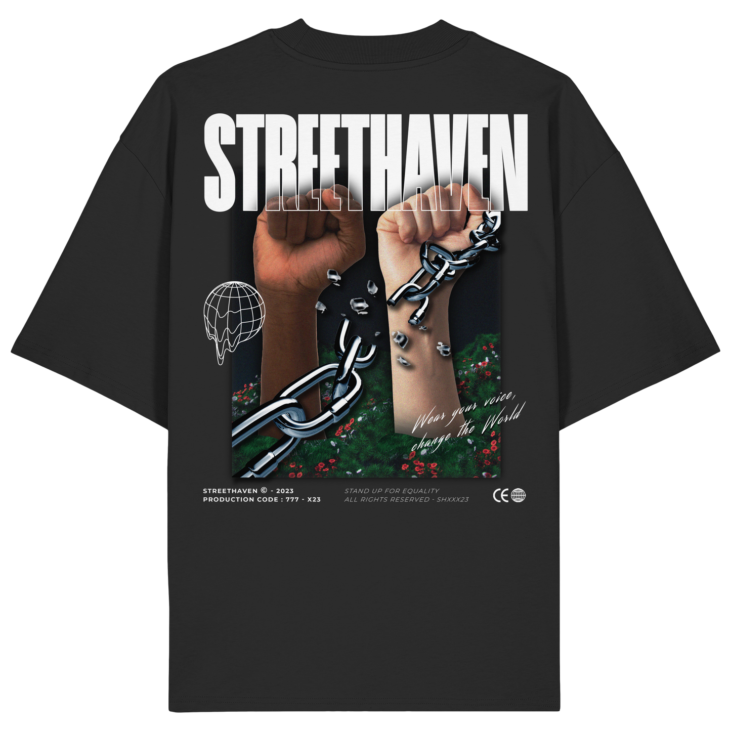 Freedom from Discrimination - Organic Oversize Shirt